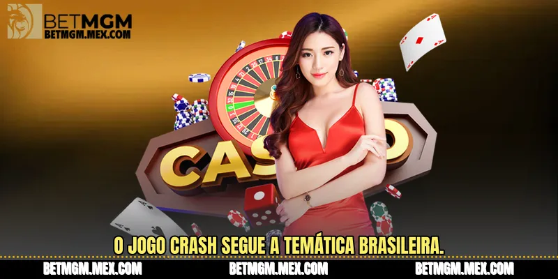 O jogo Crash segue a temática brasileira.