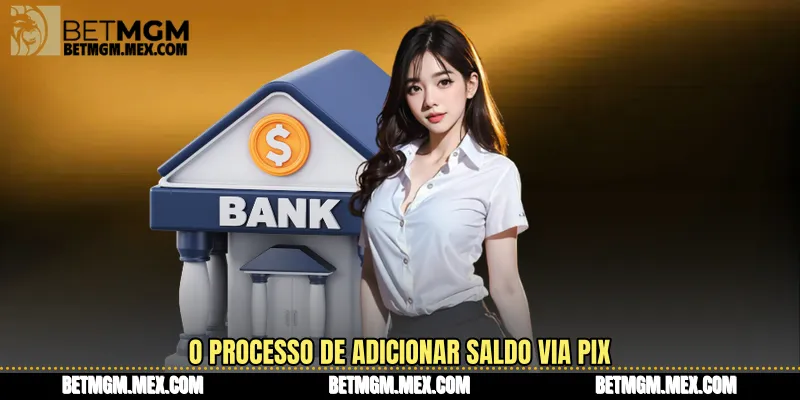 O processo de adicionar Saldo via Pix