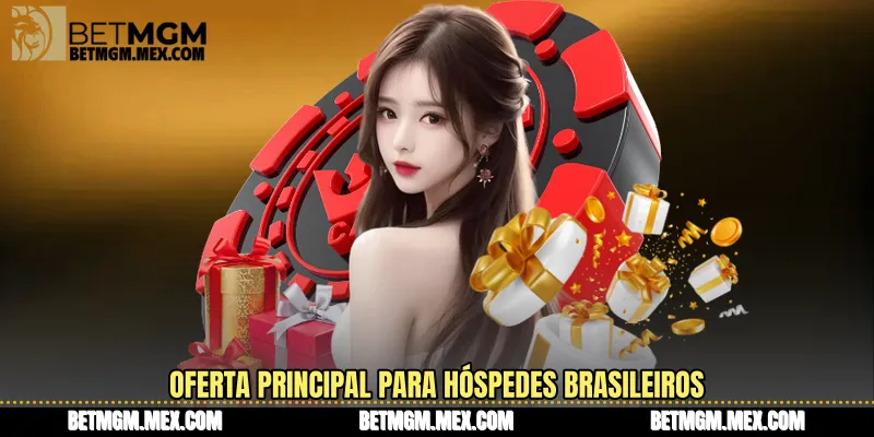 Oferta principal para hóspedes brasileiros
