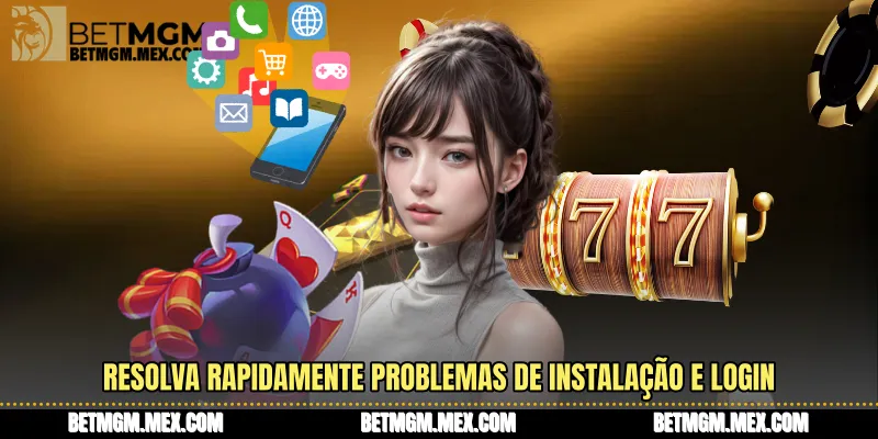 Resolva rapidamente problemas de instalação e login