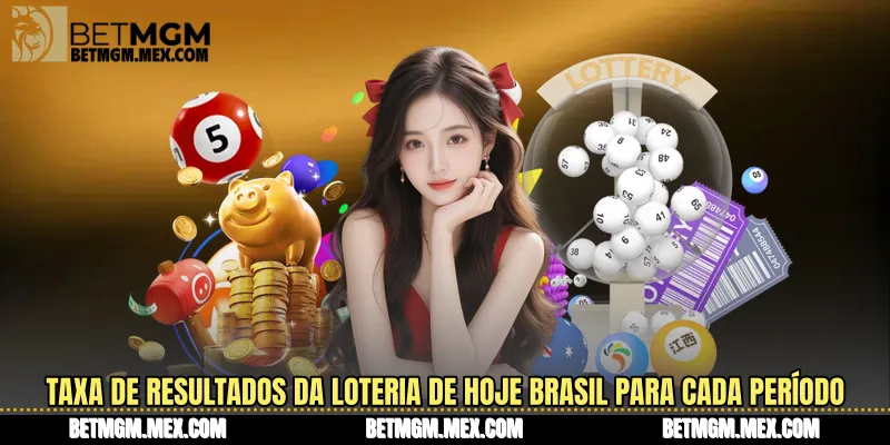 Taxa de Resultados da Loteria de Hoje Brasil para cada período